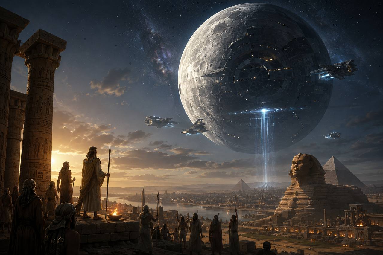 Луна корабль или космическая станция