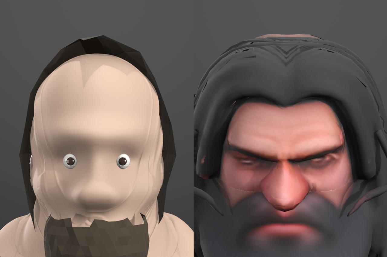 Вдохновился видосами в интернете про то как классно делает 3d модели, Fable и Astra...