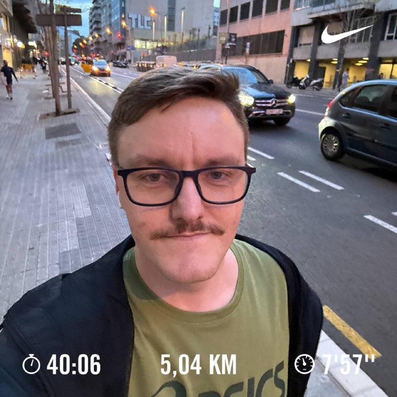 Пробежал очередные 5км 🎯