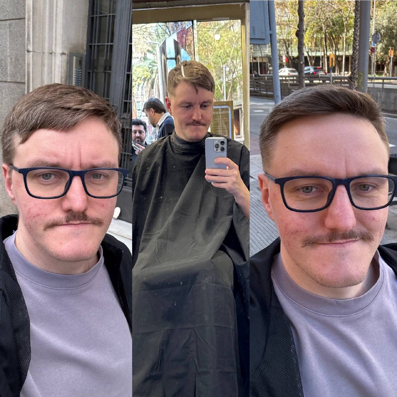 Сходил в парикмахерскую, уже год туда хожу 💇‍♂️