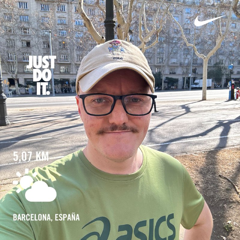 Разговорные клубы, Знакомые в Испании, и пробежался 5,07 км сегодня )