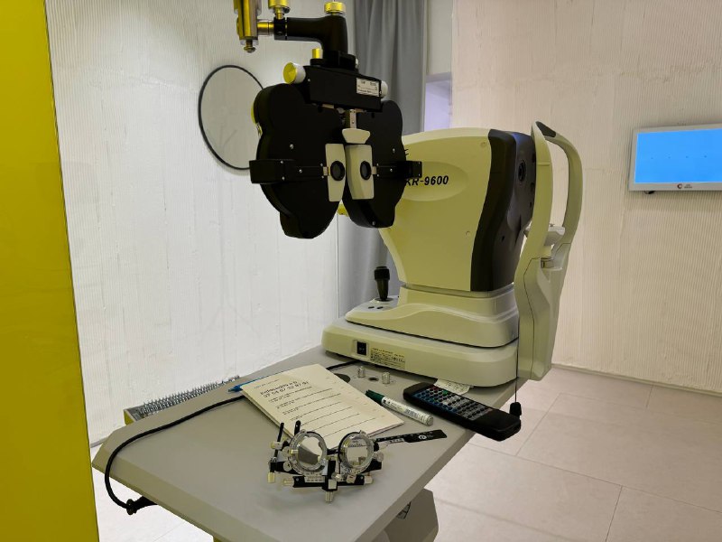 Покоцал очки, заодно сходил зрение проверил