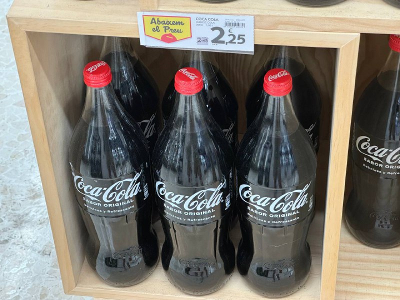 Литровая кола в стекле 🤤