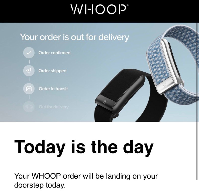 Заказал себе Whoop браслет