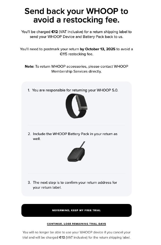 Whoop - не мое. Мне хватило 3 дня, буду возвращать.