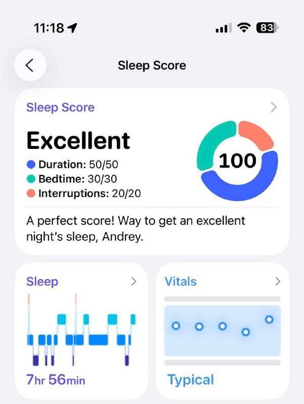 Это сегодня ночью было, забыл похвастаться