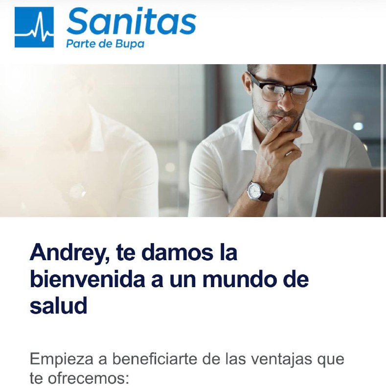 Вернулся в Sanitas (страховая)